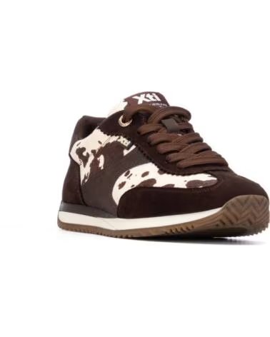 XTI SNEAKER CASUAL 146533 MARRONI CON DESIGN STAMPATO MARRON