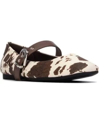 XTI 146485 COW PRINT BALLERINA BUCKLE