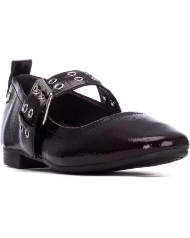 CARMELA FLACHER SCHUH BORDEAUX MIT SCHNALLE BURDEOS