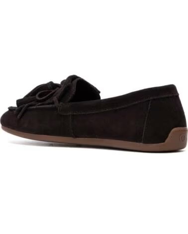 CARMELA 164146 BROWN SUEDE LOAFERS WITH TASSELS MARRON