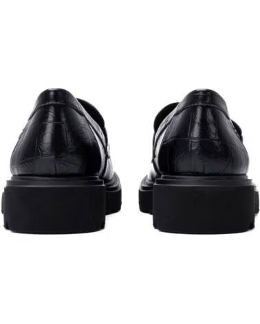 CARMELA LEDER-LOAFER MIT PLATEAU 164270 SCHWARZ NEGRO