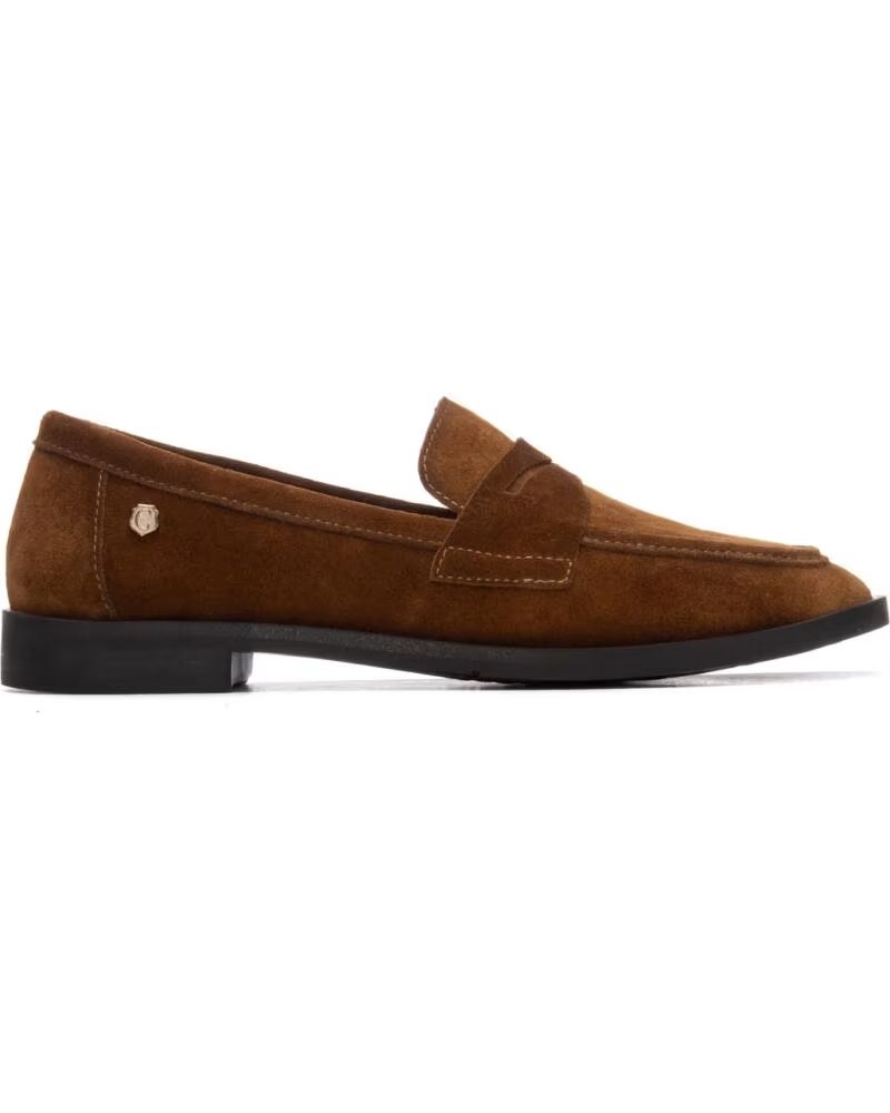 CARMELA SUEDE LOAFERS CAMEL