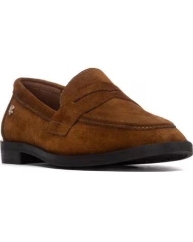 CARMELA SUEDE LOAFERS CAMEL