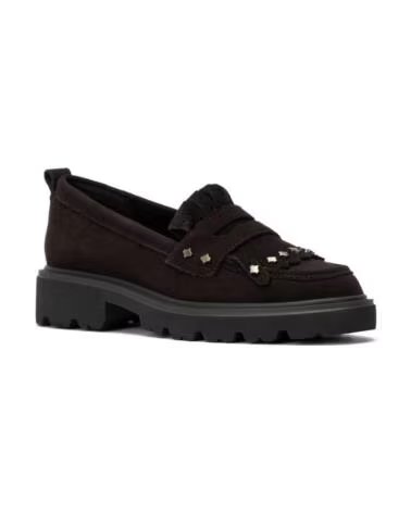 CARMELA MOCASSINS EM COURO MARROM 164311 MARRON