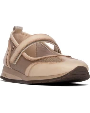 CARMELA 164353 DEPORTIVAS CASUAL DE MUJER BEIGE