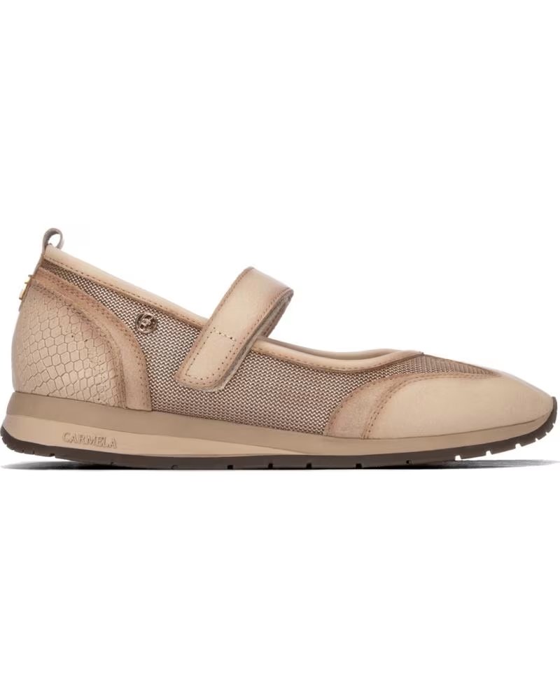 CARMELA 164353 DEPORTIVAS CASUAL DE MUJER BEIGE