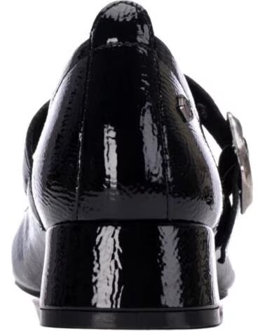 CARMELA 164361 SAPATOS SALTO ALTO MARY JANE EM PELE ENVERNIZADA PRETA NEGRO