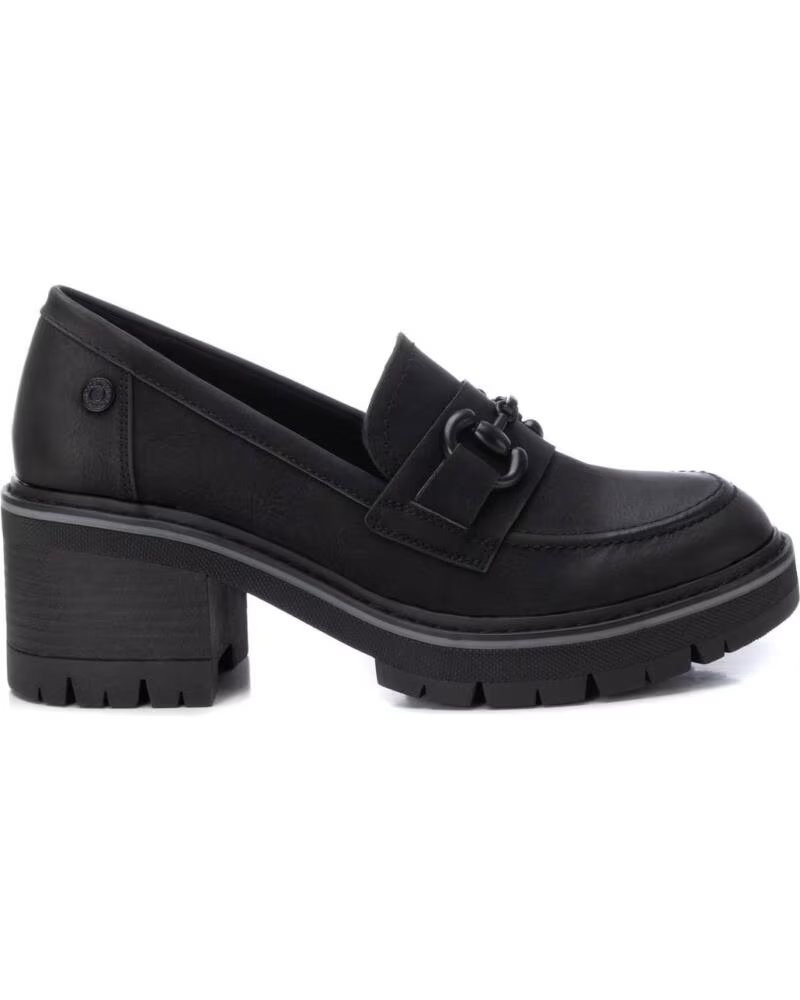 REFRESH HEELED LOAFER 171417 NEGRO