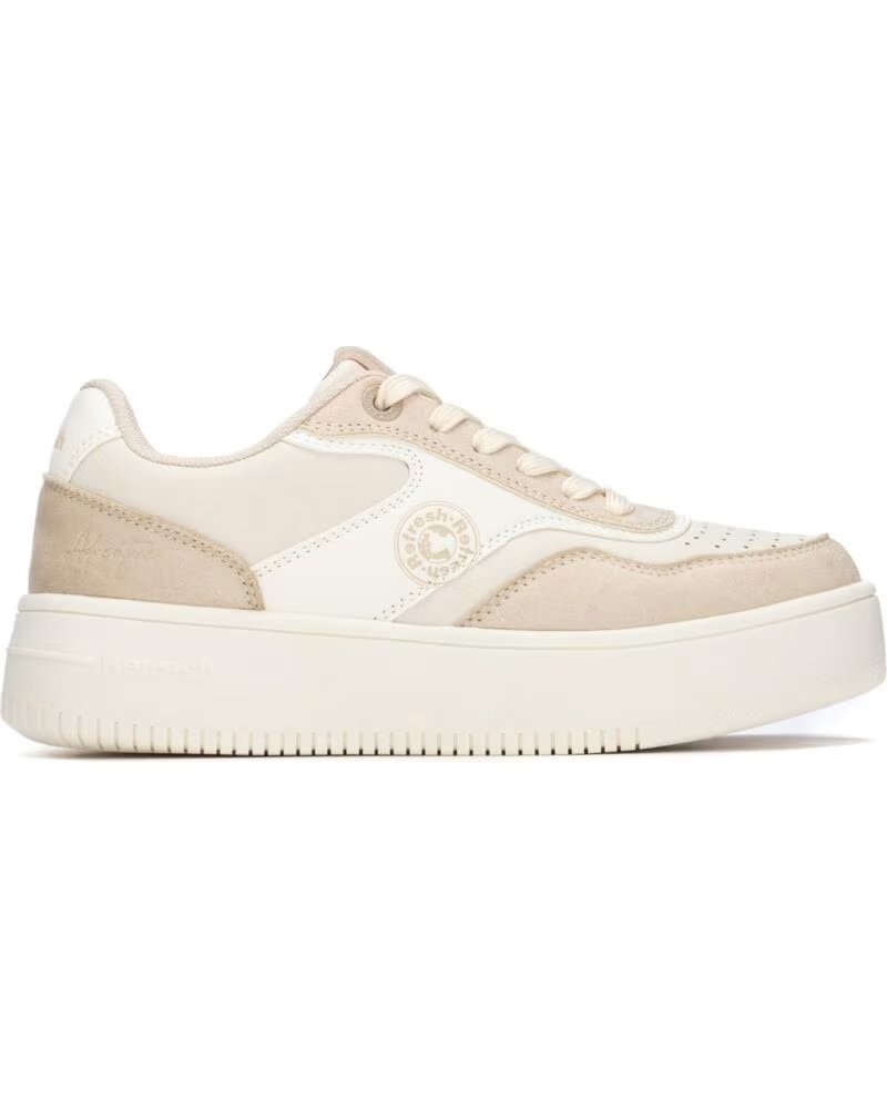 REFRESH ZAPATILLAS CASUALES DE PLATAFORMA 176004 BEIGE