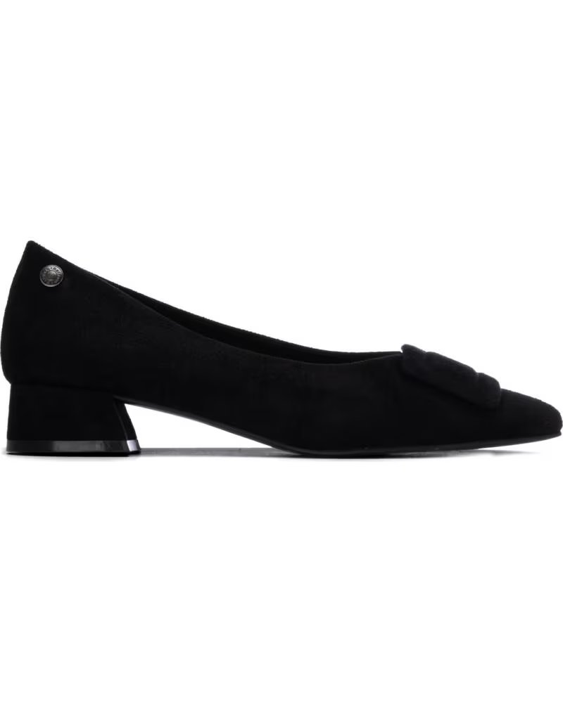 REFRESH 176142 SAPATOS DE SALTO BAIXO COM FIVELA NEGRO