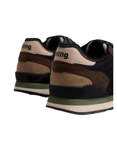 MTNG MUSTANG 84859 ZAPATILLAS NEGRO-MARRON-BEIGE PARA HOMBRE - 45 C