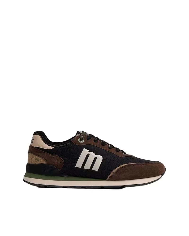 MTNG MUSTANG 84859 ZAPATILLAS NEGRO-MARRON-BEIGE PARA HOMBRE - 45 C