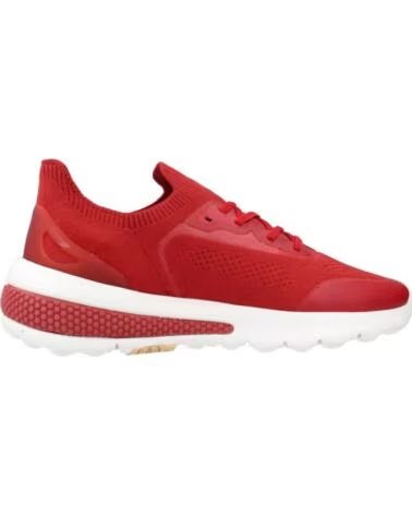 GEOX BASKETS SPHERICA ACTIF ROUGE FONCÉ-BLANC MODÈLE D A C7004