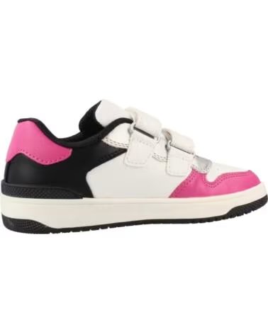GEOX SCARPE BAMBINA J WASHIBA C0563 BIANCO FUCSIA WHITE-FUCHSIA