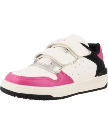 GEOX SCARPE BAMBINA J WASHIBA C0563 BIANCO FUCSIA WHITE-FUCHSIA