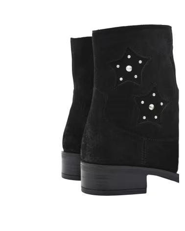 BOTAS PURAPIEL BRO9 HOMBRE ANTE NEGRO TACHUELAS BLACK