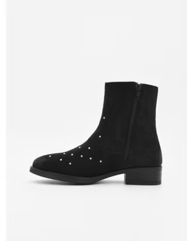 BOTAS PURAPIEL BRO9 HOMBRE ANTE NEGRO TACHUELAS BLACK