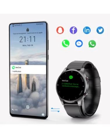 DAM SMARTWATCH P50 PULSERA DE ACTIVIDAD CON BOMBA DE AIRE Y PRESIÓN ARTERIAL REAL