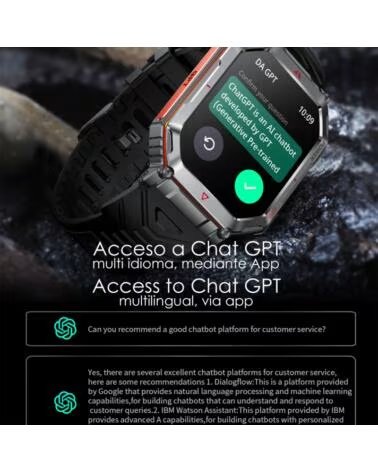DAM SMARTWATCH KR92 NEGRO
