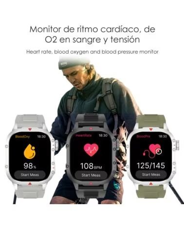 DAM SMARTWATCH B04 MILITAR VERDE