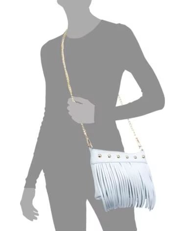 FIRENZE ARTEGIANI BEDULITA CROSSBODY BAG 8158 LIGHT BLUE CELESTE