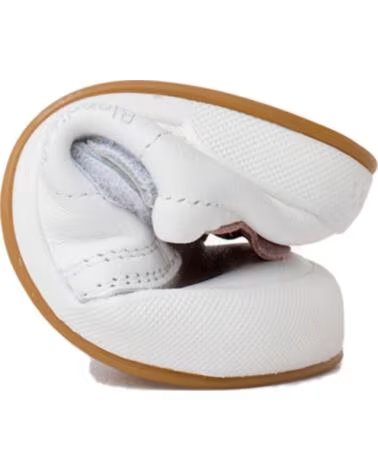 BLANDITOS LONDRES BY CRIOS CALZADO BAREFOOT INFANTIL CIERRE DOBLE ADHESIVO BLANCO Y ROSA BLANCO-ROSA