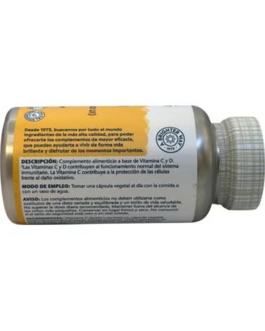 SOLARAY VITAMINA C D3 1000 MG 50 ΜG 2 000 UI 60 CÁPSULAS VEGETALES
