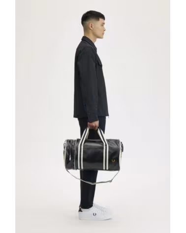 FRED PERRY CLASSIC BARREL BAG L7255 NEGRO