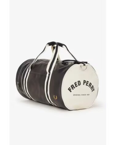 FRED PERRY CLASSIC BARREL BAG L7255 NEGRO