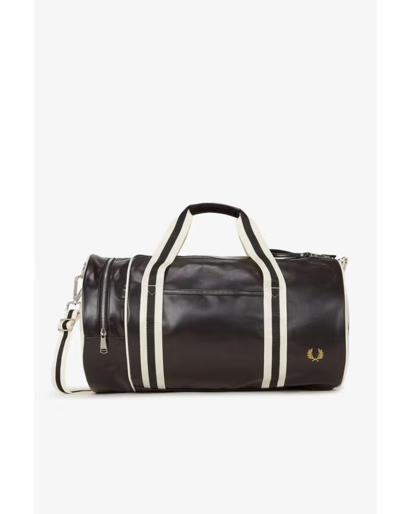FRED PERRY CLASSIC BARREL BAG L7255 NEGRO