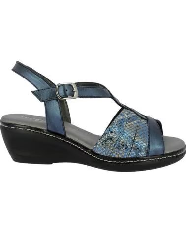 D`CUTILLAS SANDALEN 32167 ÜBERWEITE MARINEBLAU MARINO