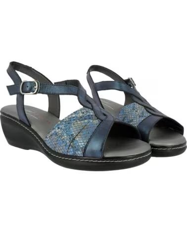 D`CUTILLAS SANDALEN 32167 ÜBERWEITE MARINEBLAU MARINO