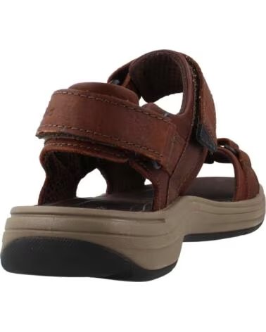 CLARKS SANDALIAS HOMBRE SALTWAY EDGE PIEL MARRÓN BROWN