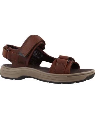 CLARKS SANDALIAS HOMBRE SALTWAY EDGE PIEL MARRÓN BROWN