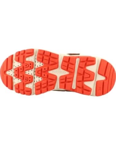 GEOX ZAPATILLAS NIÑO MODELO J56LCD COLOR MARRÓN 0FUME C0616