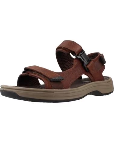 CLARKS SANDALIAS HOMBRE SALTWAY EDGE PIEL MARRÓN BROWN