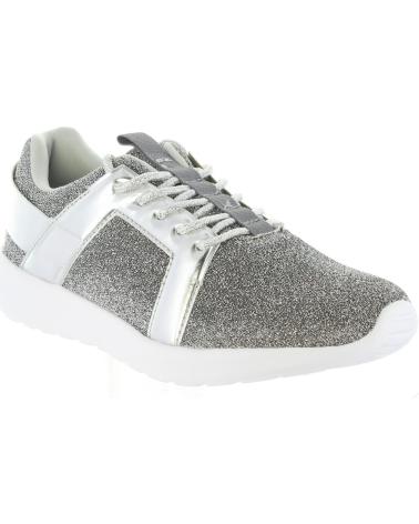 Sapatilhas de Mulher BASS3D 41436 GLITTER PLATA