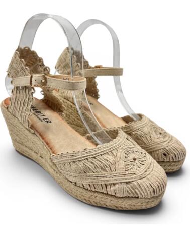 TIMBOS ESPARTO KEILSANDALE 133370 BEIGE