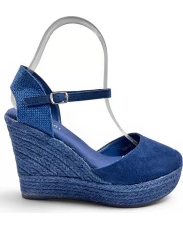TIMBOS ESPARTO KEILSANDALE DUNKELBLAU 133376 AZUL