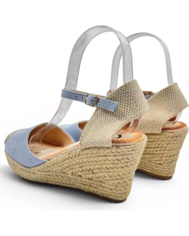 TIMBOS ESPARTO KEILSANDALE HELLBLAU 133366 AZUL