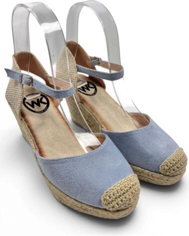 TIMBOS ESPARTO KEILSANDALE HELLBLAU 133366 AZUL