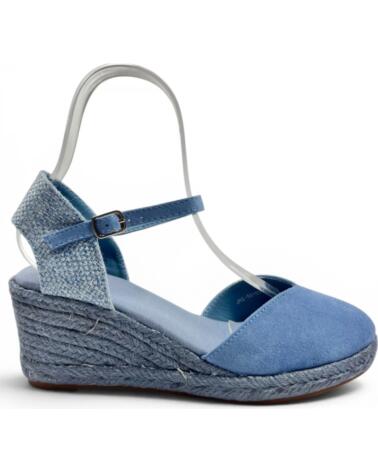 TIMBOS Sandalia cuna esparto azul 133363 AZUL