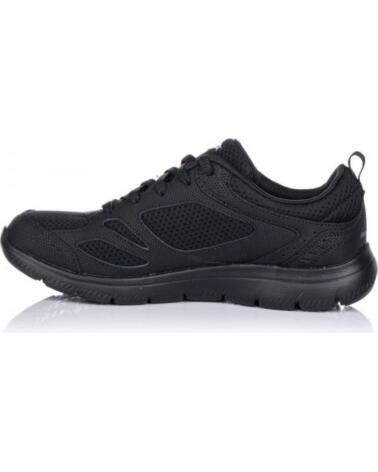SKECHERS Sneakers Mujer Suited Negro-Negro NEGRO