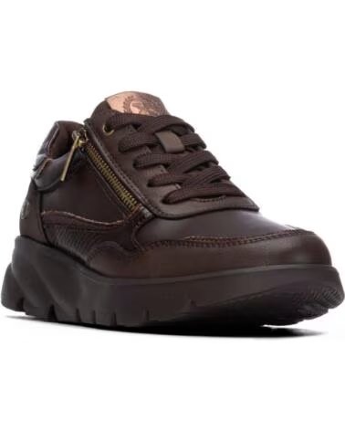 XTI ZAPATILLAS CASUAL 146111 MARRÓN CON CREMALLERA MARRON