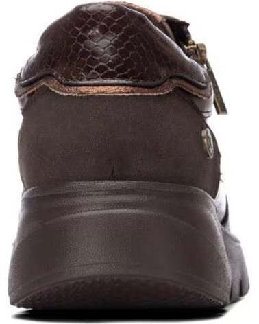 XTI ZAPATILLAS CASUAL 146111 MARRÓN CON CREMALLERA MARRON