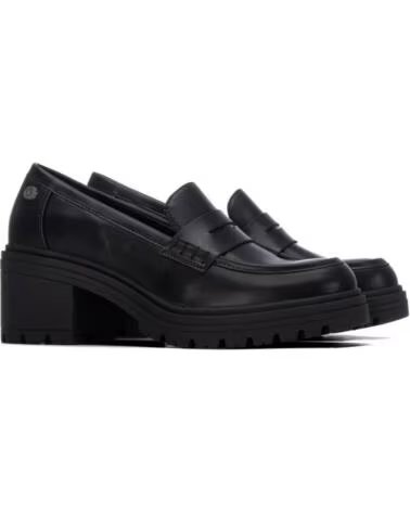 XTI 146298 MOCASSINS À TALONS LARGES ET SEMELLE CRANTÉE NEGRO