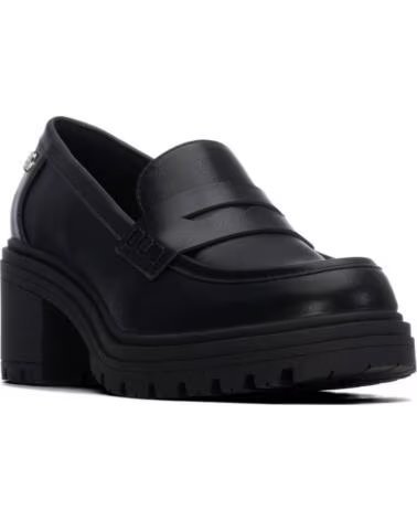 XTI 146298 MOCASSINS À TALONS LARGES ET SEMELLE CRANTÉE NEGRO