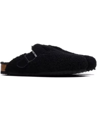 XTI FLEECE CLOGS 146343 NEGRO
