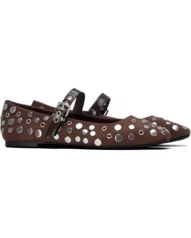 XTI BALLERINA DA DONNA 146311 CON BORCHIE MARRON