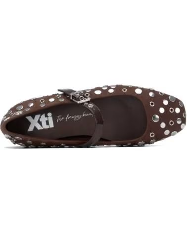 XTI BALLERINA DA DONNA 146311 CON BORCHIE MARRON